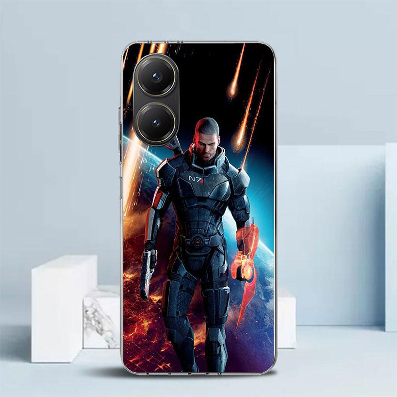 N7 Mass Effect Soft Cover for Xiaomi Poco F7 Ultra X7 X6 X5 Pro M7 Phone Case Redmi 15 15C 13 13C 12 12C 10 10C Print Shell Poco