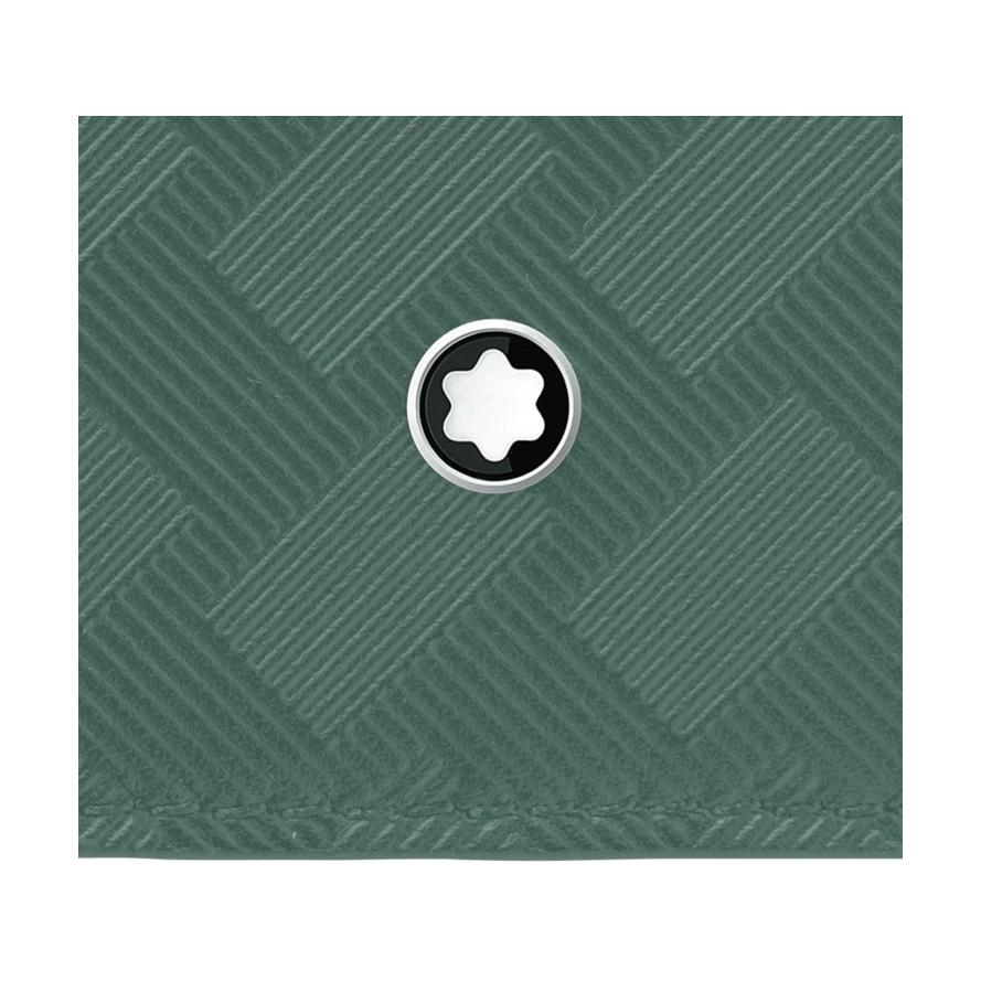 Montblanc Série Estilo 3.0 Carteira com Aba de Design Dobrável Duplo Carteira Masculina Verde-Nogueira MB198065