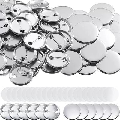 30/60/90Set Metal Badge Making Props 37mm Size Creative Handmade DIY Blank Badges Pin Button Art Crafts Gift Making Supplies ZYF