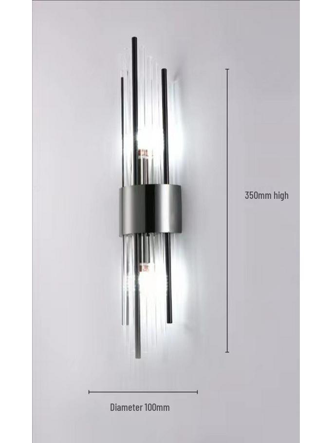 Nordic Luxury Crystal Wall Lamp for Living Room, Bedroom, Stairway, and Aisle Decor