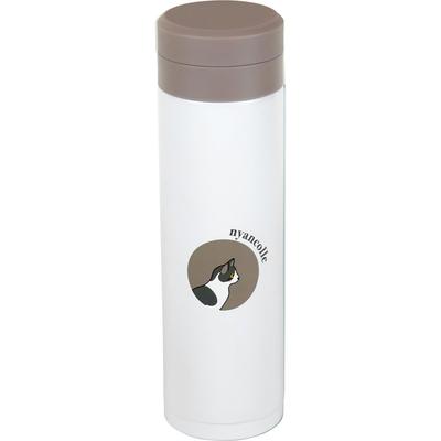 Wahei Phrases Water Mug Vacuum Insulated Bottle, Bottle, 300ml, Discreet, Warm, Cold, Bottle, Cat, Cat, Cat, RH-1663