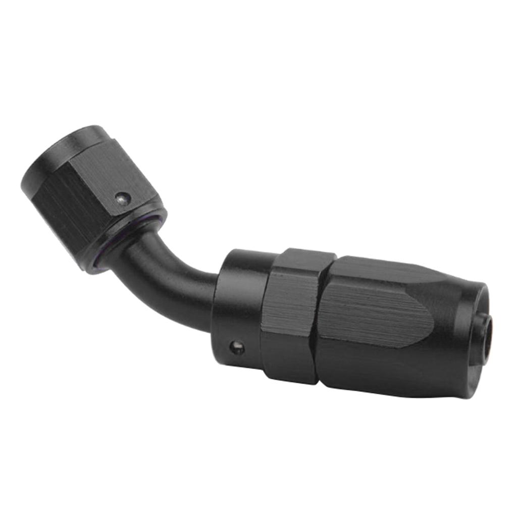 Anoized Aluminium Swivel 0 45 90 180 Degree AN6 Hose End Fitting Adaptor