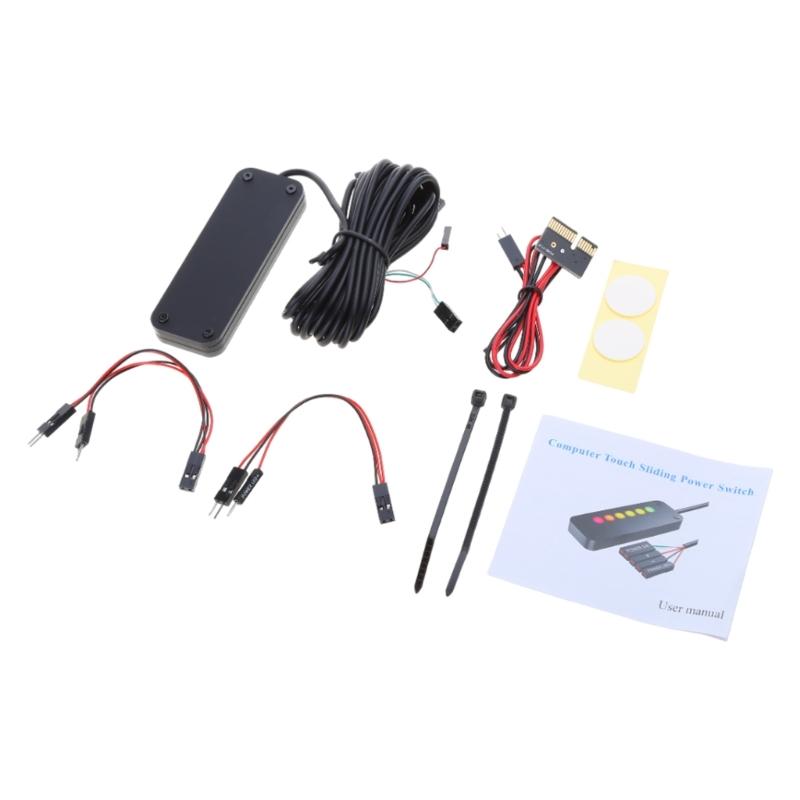 Desktop Computer Power Button Desktop PC Control Power SW Power LED Control Switches Easily PC Power External Button