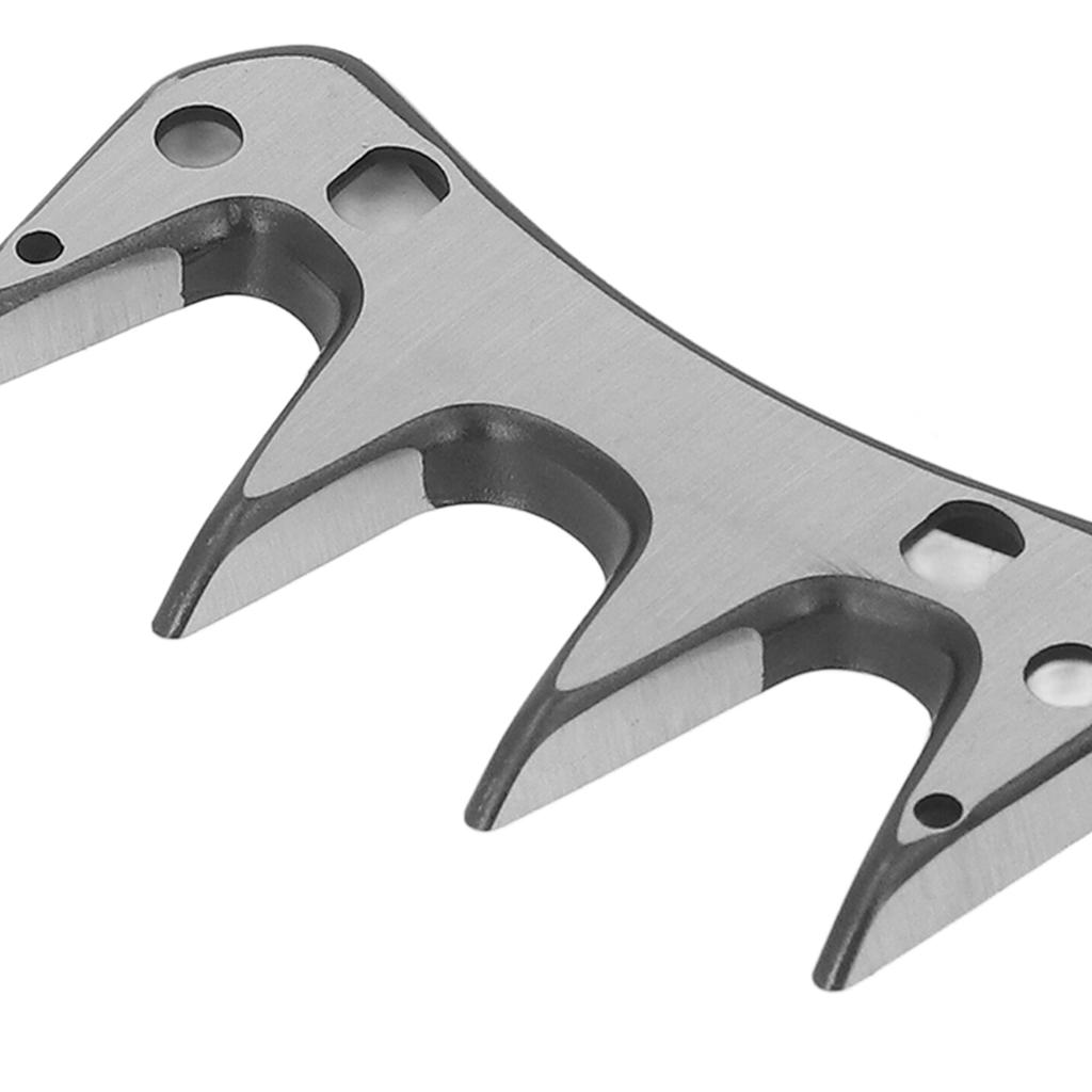 Goat Clipper Scissor Blade Non Hurt Denser Gap Sheep Shears Blade Straight 13 Tooth High Hardness for Thick  Animals
