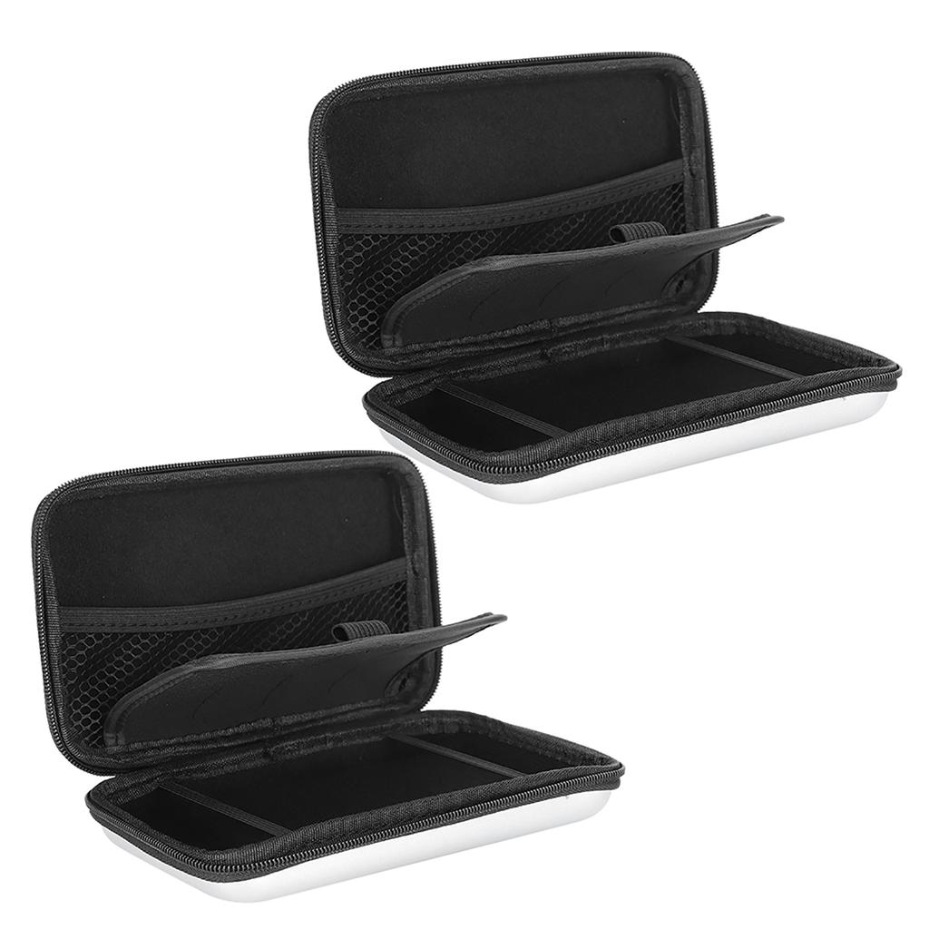 2Pcs Portable Storage Bag Carry Case EVA Protective Hard Bag for NDSILL 3DSXL