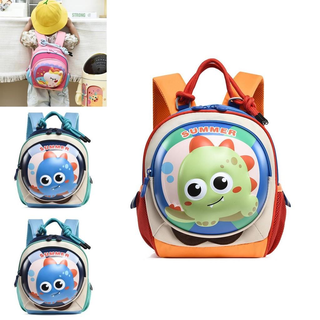 Horse Dinosaur Patternkids Backpack With Ventilated Material For Nursery And Daycare