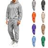 Kleurige Hoodie Set voor Mannen Casual Sweatshirt Outfit voor Lente en