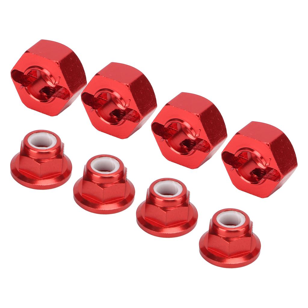 12mm Wheel Hex Hub Aluminum Alloy Upgrade Replace Extension Hex Drive Adapter with Prevent Slip Screws 1 10 1 12 RC