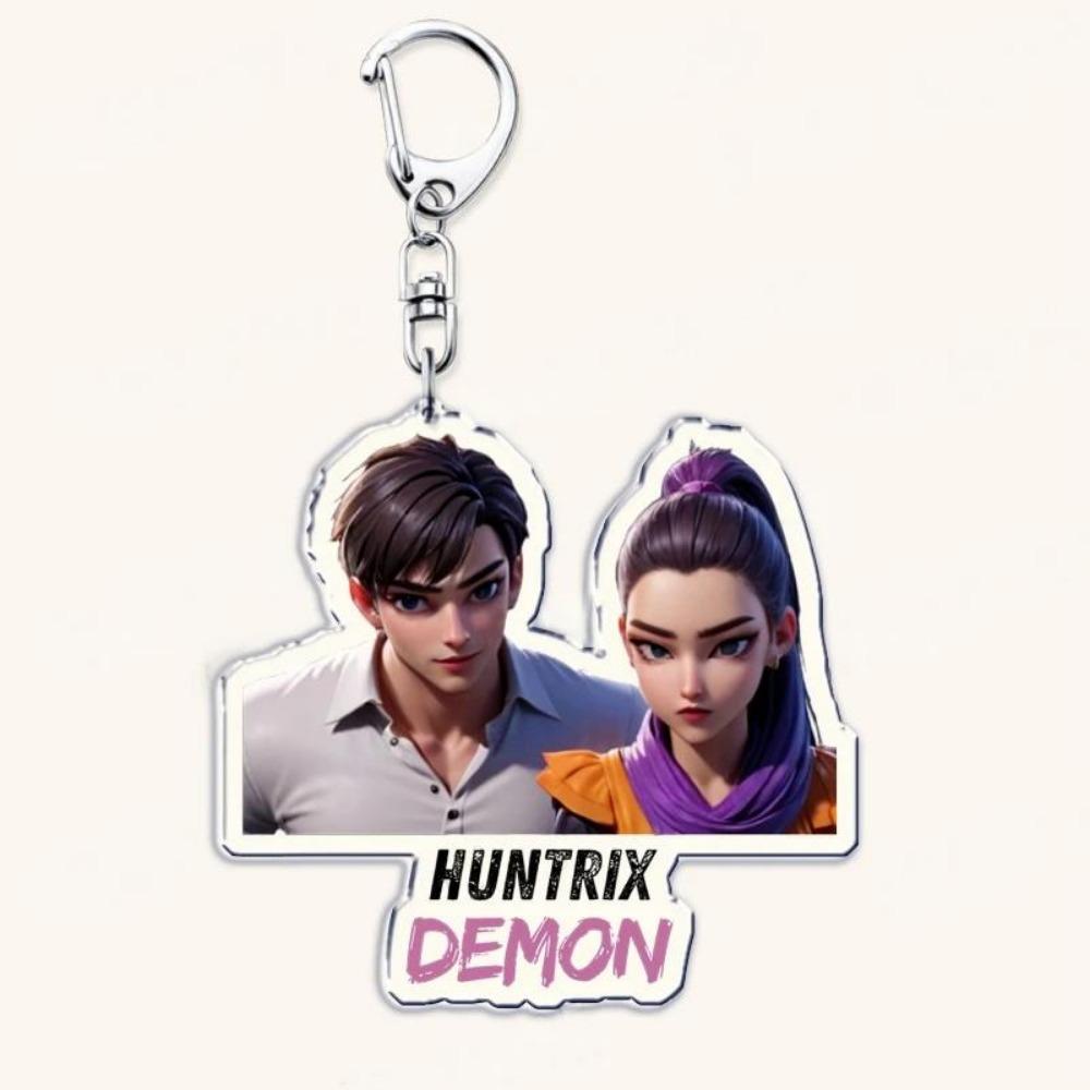 Kpop Dämonenjäger Anime Zoe Rumi Mira Saja Jungs Superstar Acryl Schlüsselanhänger Unters Huntr/x Baby Selbst Schlüsselanhänger Huntr-X Tasche Anhänger