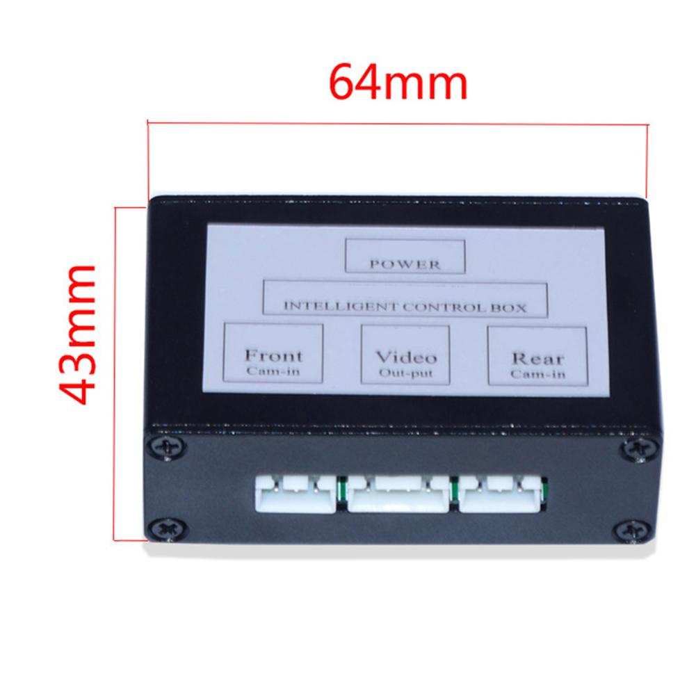 Car Styling Car Parking Channel Converter Auto Switch Front Rear Camera Video Control Box Interior Parts