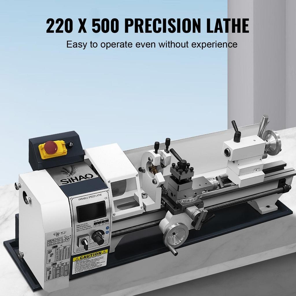 22×50 Centimeters Metal Lathe Small Lathe Metal Lathe Workbench Lathe
