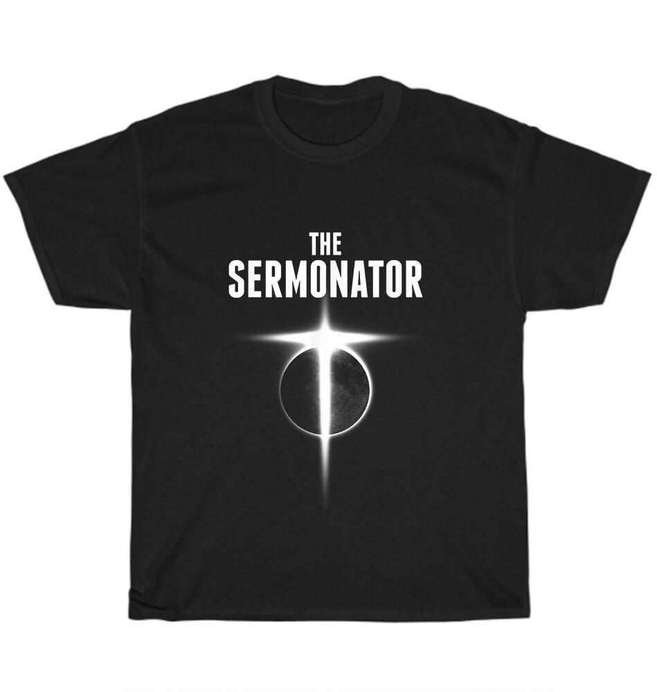 Футболка унисекс с принтом  The Sermonator Preacher Pastor Priests Church  Смешная футболка Подарок НОВАЯ 2XL