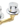 Brass Thermostatic Shower Faucet 1 Way Output Shower Room Diverter Control Shower Cabin Mixer Tap With ON/OFF Switch Valve