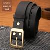 Niudangjia Men's First Layer Cowhide Pin Buckle Belt