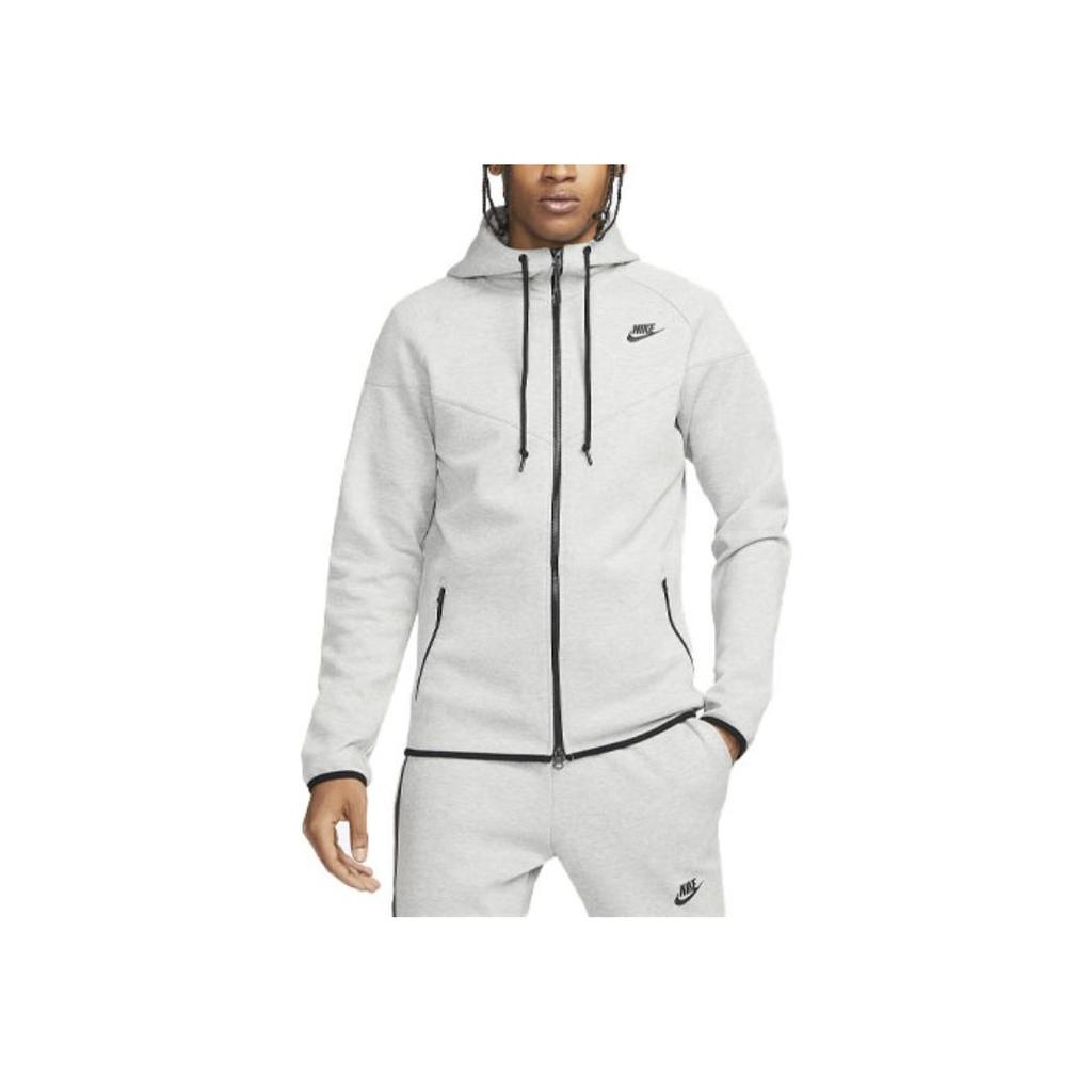 Nike Sweat à capuche zippé intégral Tech Fleece OG Sportswear Gris Chiné Foncé/Noir Homme Streetwear FD0737-063