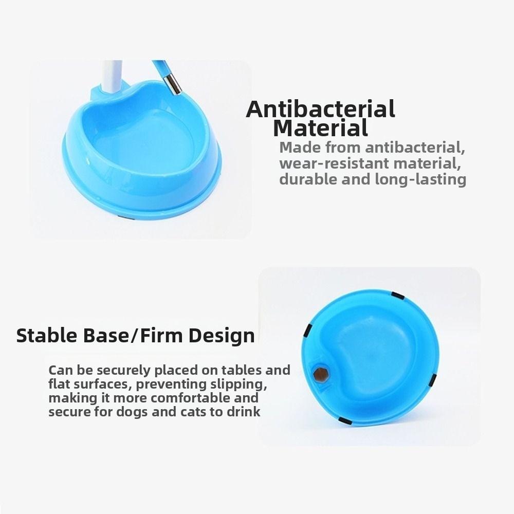 Hanging Kettle Automatic Pet Drinker Liftable Pet Drinking Bottle with Stand  Cat Dog Use