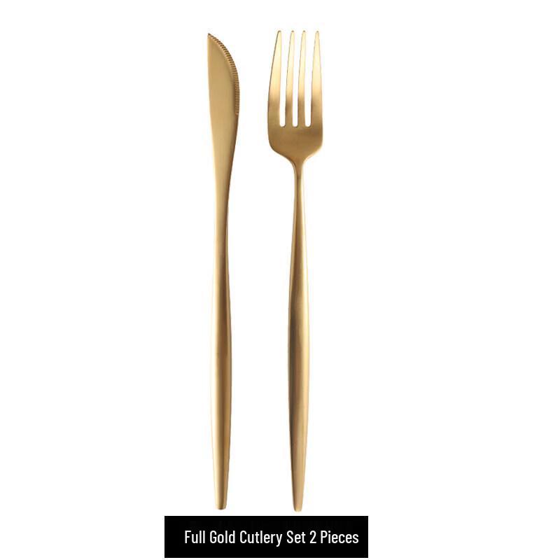 Qiwei 304 Stainless Steel Gold Stirring Spoon