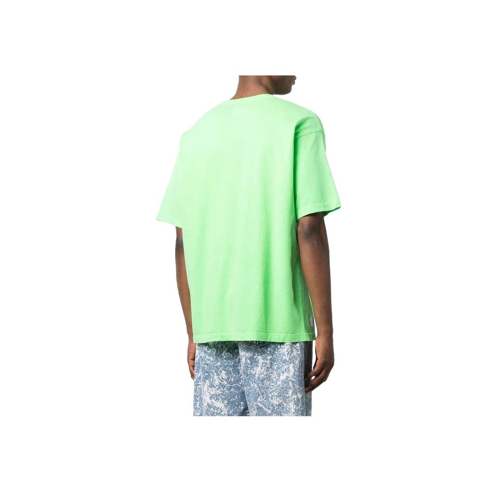 WTAPS Flat 01 Crewneck T-Shirt Green Unisex Tops 211ATDT-CSM04-GREE