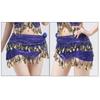 Women Belly Dance Belt Hip Scarf, Bellydance Hip Scarf Skirt Belly Dance Waist Chain with Gold Coins Belly Dance Cloth