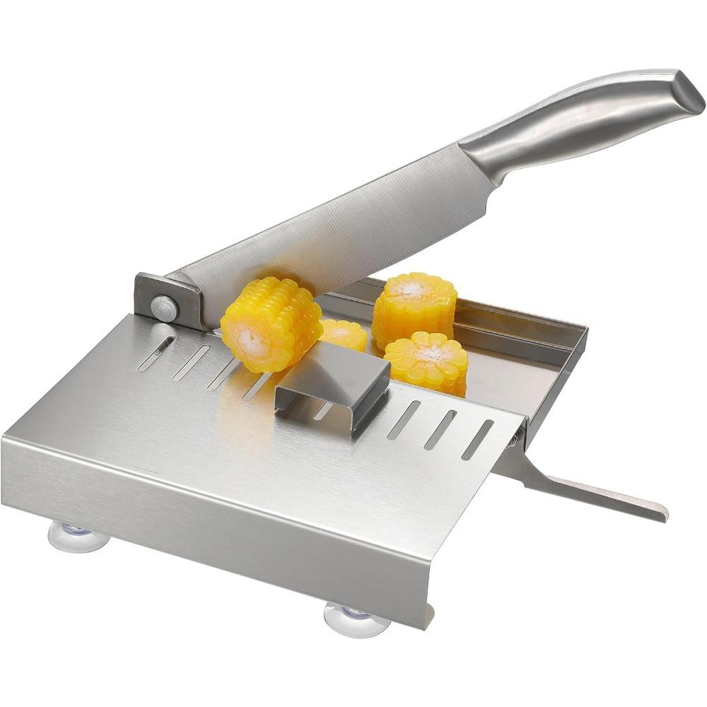 Manual stainless steel meat slicer, multi-functional household meat slicer, cold meat slicer Pack of 1