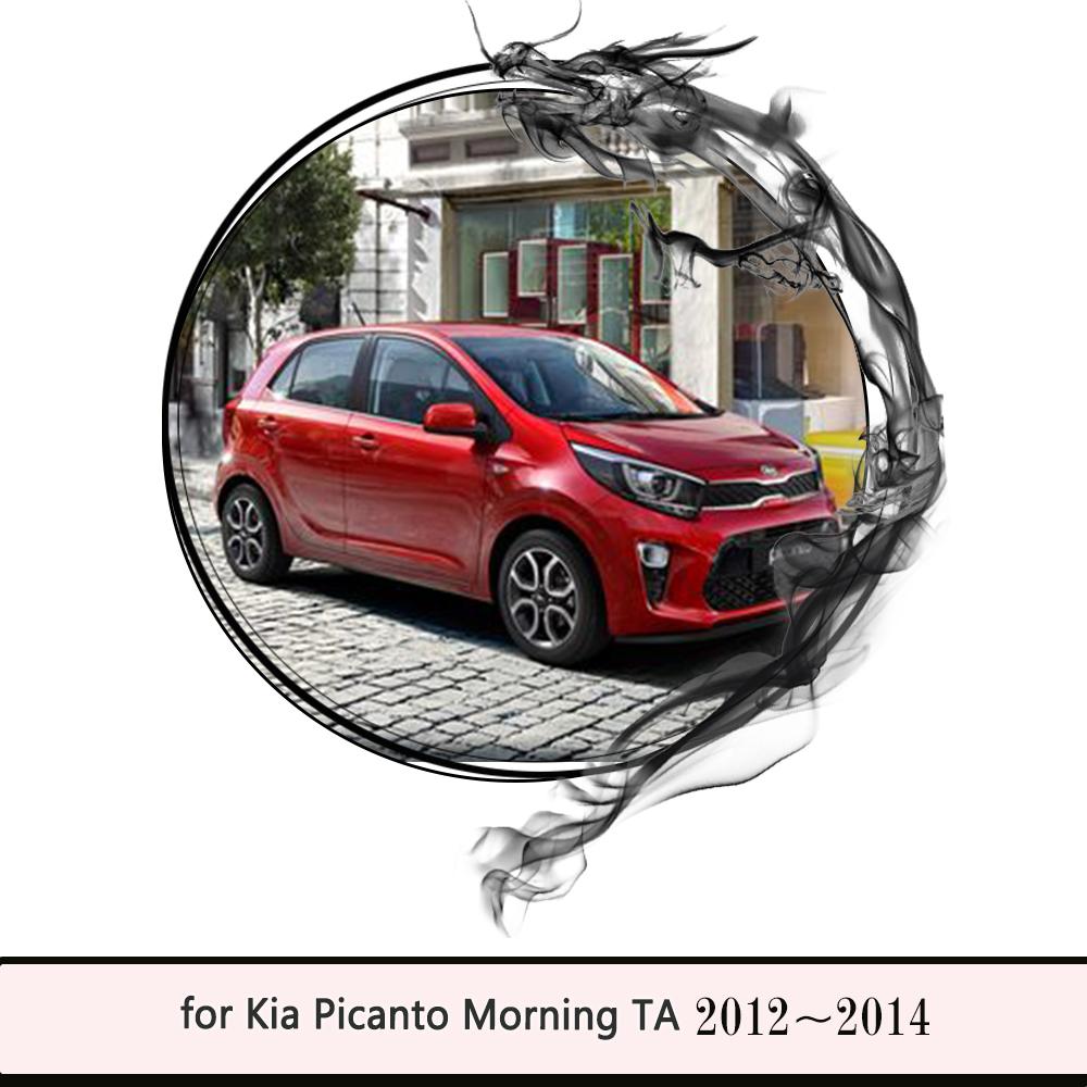 Para-lamas de Carro para Kia Picanto Morning TA 2012 2013 2014 Abas de Lama Alargadores de Para-lama Aba de Lama Protetores de Lama Cobertura Auto