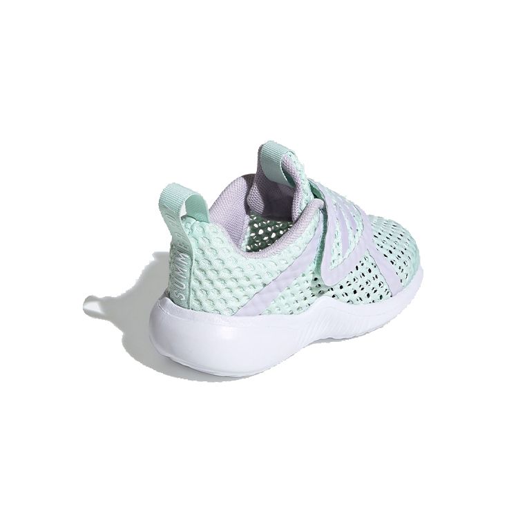 Adidas Fortarun Summer Cushioning Durable Breathable Low-Top Walking Shoes Baby Shoes Green EF9704