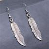 Vintage Trendy Feather Leaves Dangle Drop Earrings For Women Metal Zinc Alloy Fashion Jewelry Boho Accessories