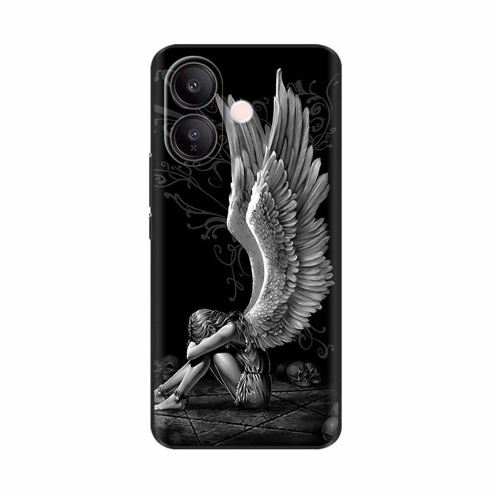 For Vivo V60 Lite 5G Phone Case Soft Matte Silicone Cover Capa For Vivo V60 Lite V60lite Funda Cartoon Back Cover Cute Pattern