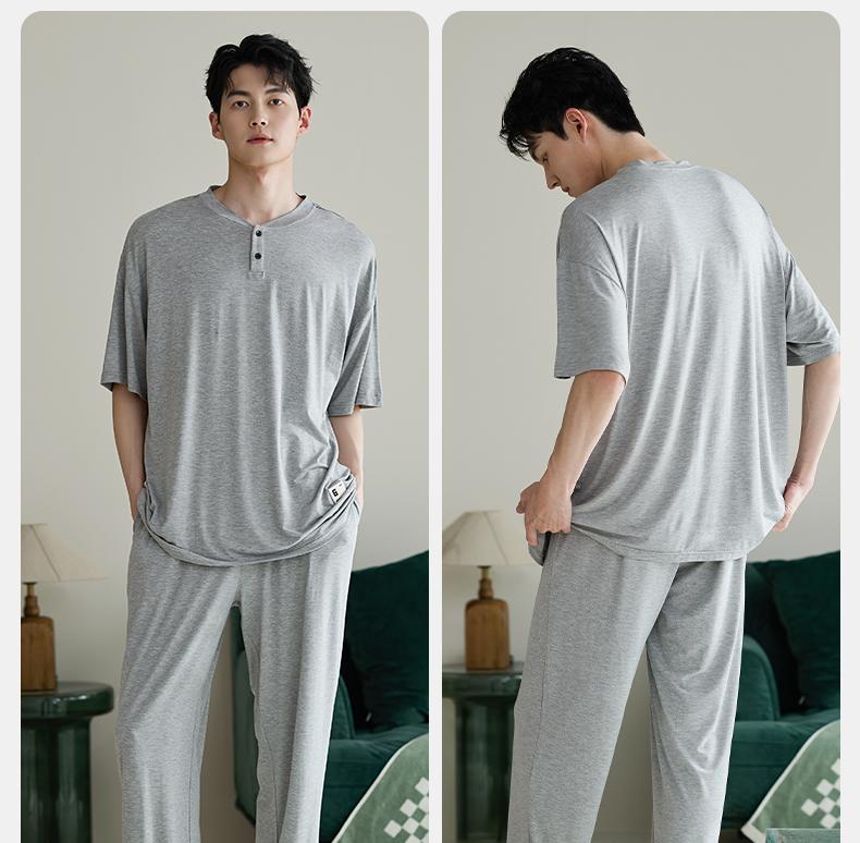Xuan Liang Men's Summer Modal Pajama Set