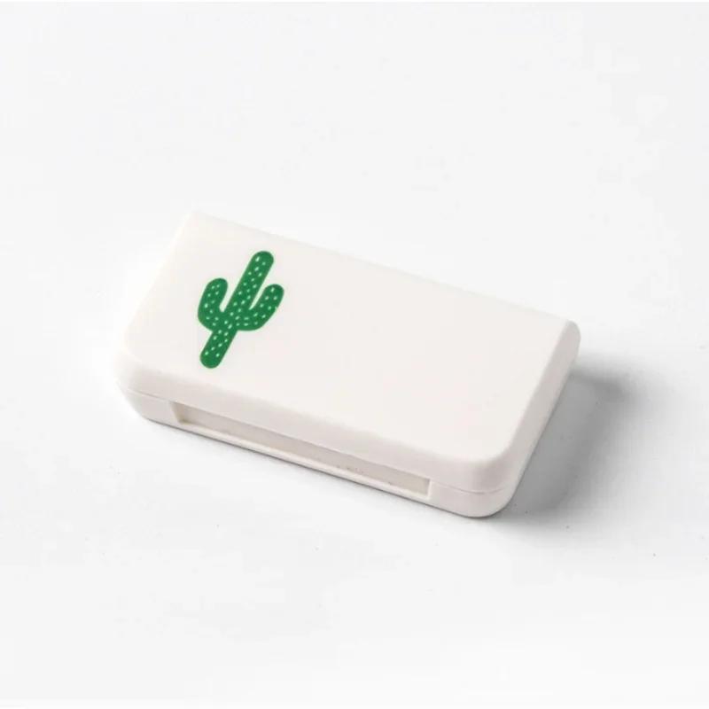 Tragbare Drei-Fächer-Medizinbox Aufbewahrungsbehälter Mini-Tablettenspender Unabhängige Fächer Heim-Komfort Kleine Werkzeuge Zubehör