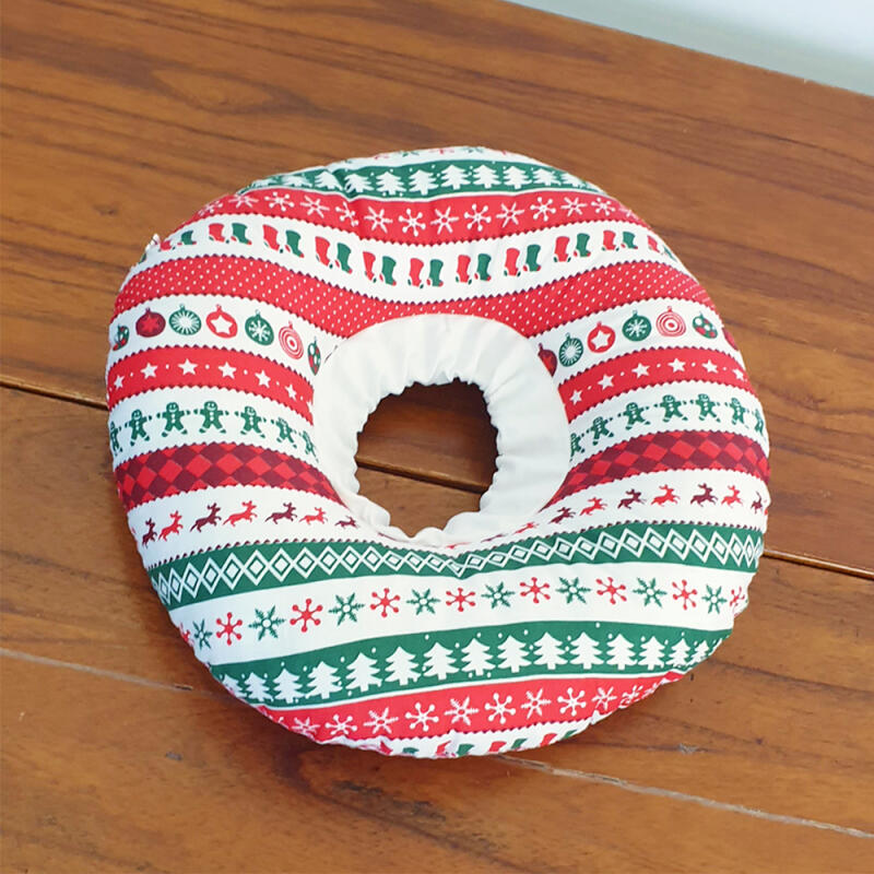 Lenço de Pescoço de Natal Tecido Gato Funil Divertido