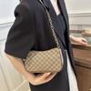 Einfache Freizeittasche Damen 2024 Frühjahr neue ausländische Stil Kette Umhängetasche lässig Pendler kleine quadratische Tasche Umhängetasche
