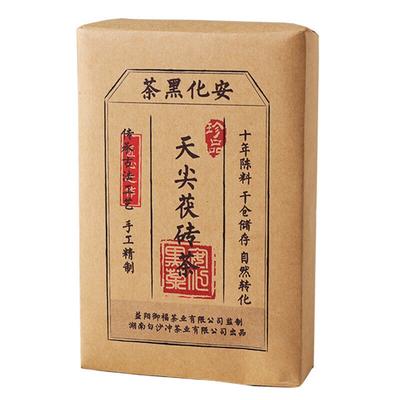 1000 kg Anhua Schwarztee Golden Flower Handgefertigter Fu Brick Tea Golden Black Tea
