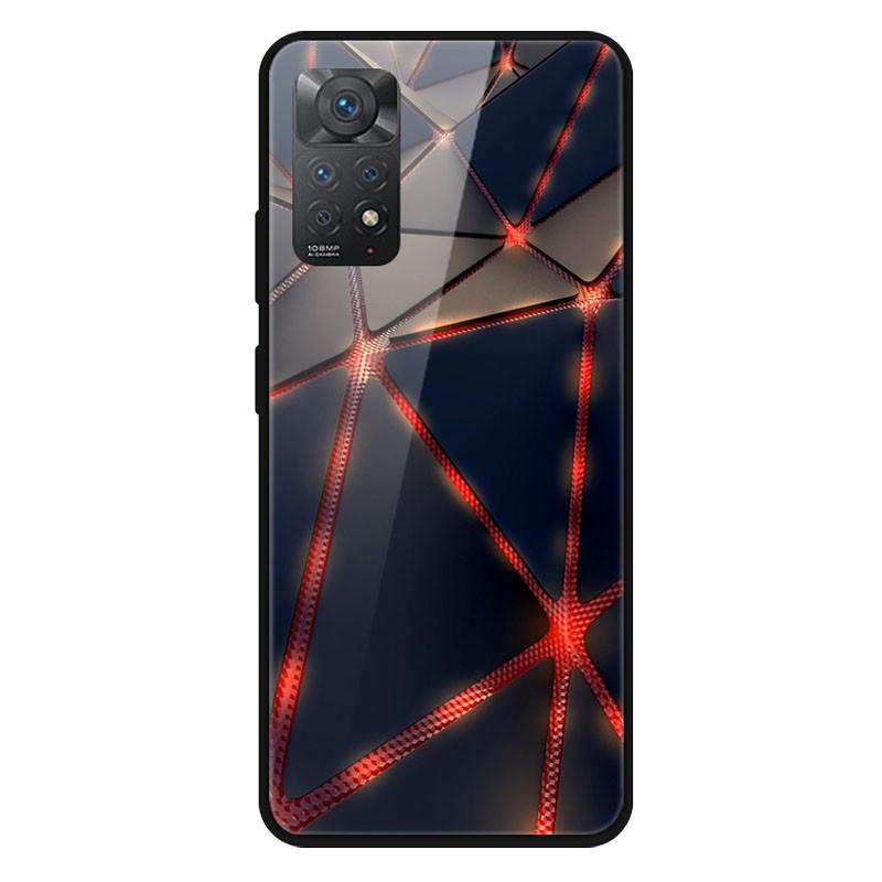 Fashion Glass Cover For Xiaomi Redmi Note 10 / Note 11 / Note 12 Case Tempered Glass Covers for Xiaomi Redmi Note 12 4G Case