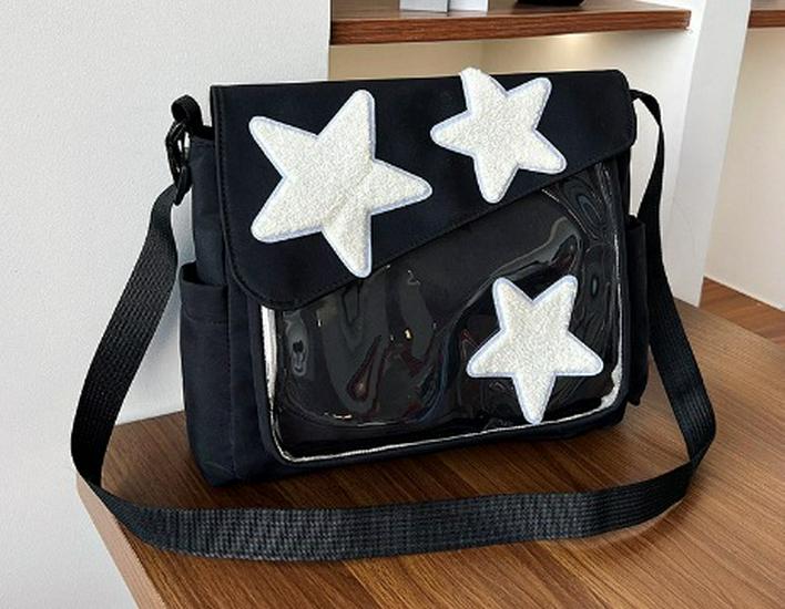 Trendy 2024 Spring Star Crossbody Bag - Korean Style Niche Women's Shoulder Bag