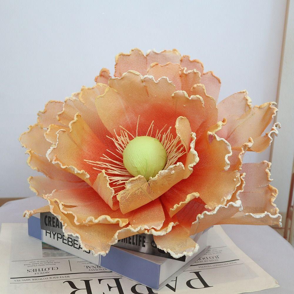 3D Big Simulation Flower 30cm Artificial Flowers Window Display Fake Flower  Wedding