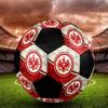 TAGLIA 5 Pallone da Calcio Eintracht Frankfurt Colorato Per Tutte le Età Cucito a Macchina PVC Pronto per la Competizione Resistente Alta Rimbalzabilità