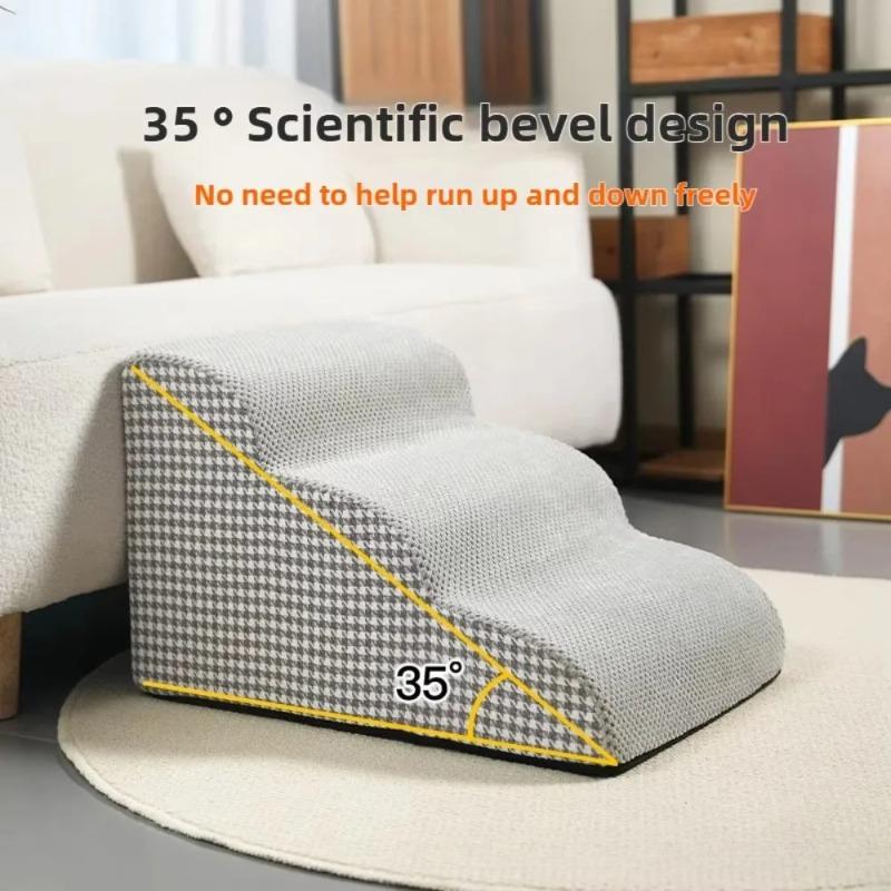 Non-slip Pets Stairs Can Be Disassembled and Washed Climbing Ramp Small Dog Ladders Stable Wear-resistant Pet Products