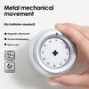 Mechanical Kitchen Timer with Magnetic Back No-Battery Visual Countdown Timer Loud Ring Easy Dial Ring Reminder Timer for Cooking Studying