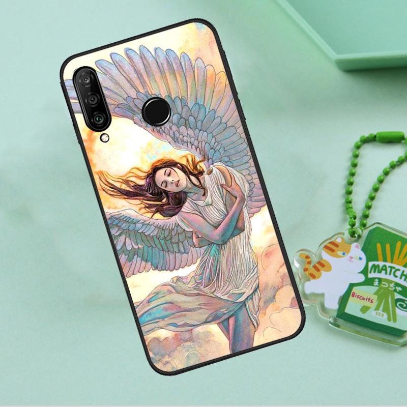 Fantasy Angel Girl Wings For Huawei Nova Y90 Y70 Y60 Y61 Y91 Y72 9 10 SE 12i 12s 11i 5T P60 Pro P20 P30 P40 Lite Case