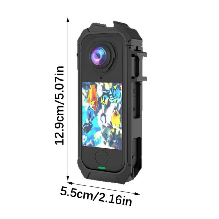 Wärmeableitender Kamerakäfig für X4air Kameras Werkzeuglose Montage Anti-Vibrations Schutzhülle