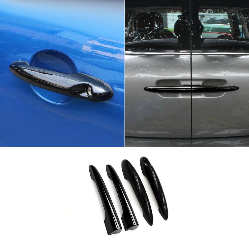 Car Door Handle Covers Sticker For Mini Cooper S JCW For R55 Clubman 4 Doors 2007-2014 Handle Protection Shell Auto Accessories