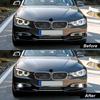 63177315559 63177315560 For BMW F20 F21 F22 F23 F30 F31 F32 F34 GT F35 LCI Car Fog Lamp LED Front Bumper Driving Lights DRL 12V