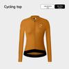 NUCKILY Women's Long Sleeve Cycling Jersey - Breathable, Sweat-Wicking, Tight-Fit Road Bike Top for Spring and Autumn.