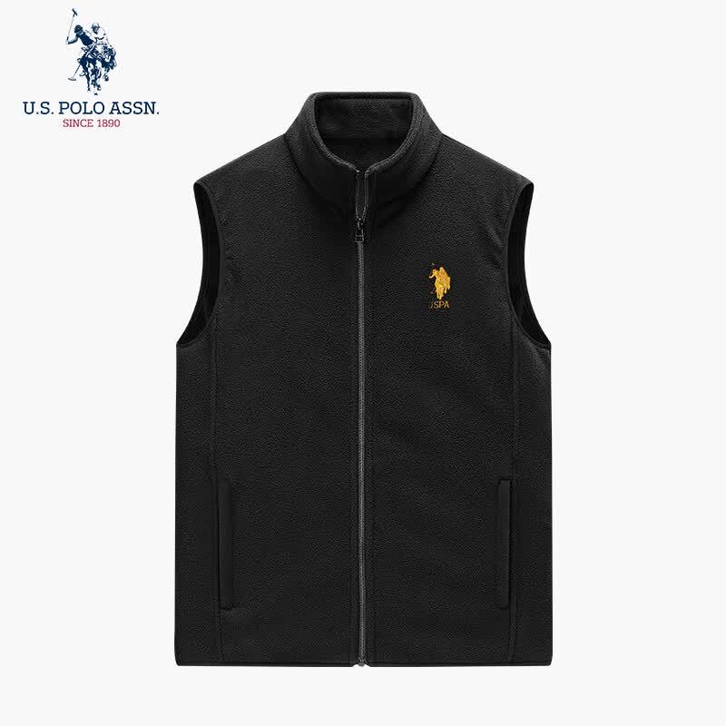 U.S. Polo Assn. Men's Fleece Stand-Collar Vest