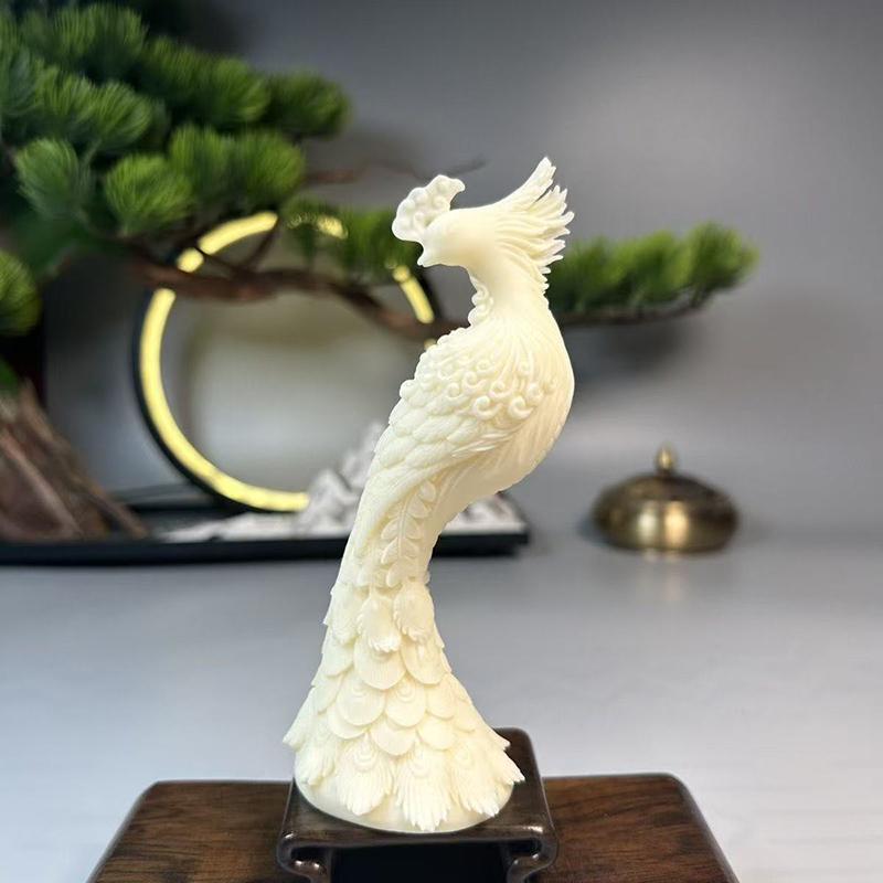 

Peacock Decorate small statues -Featured small animalse legance Home, Room, Office, Car, cute Ornament