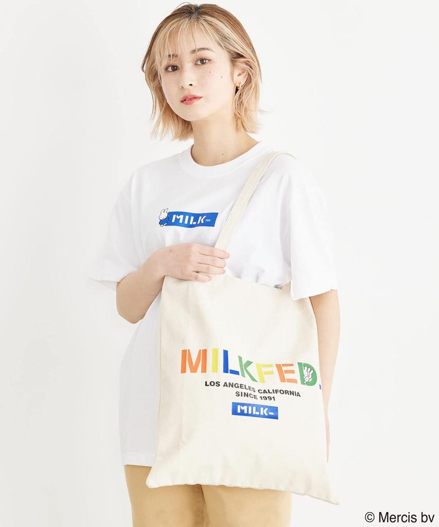 [MILKFED.] MIFFY TOTE Women's Bag, White, Free Size