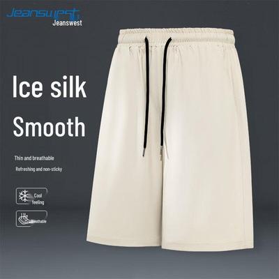 Jeanswest Men's Ice Silk Summer Casual Shorts