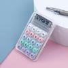 New Mini Candy Color Pocket Calculator - Portable and Transparent Student-Friendly Cute Design