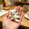 Portachiavi Peluche Scoiattolo Volante Morbido Peluche Glaucomys (Sugar Glider) Ciondolo per Borse Zaini Carina Mini Bambola Animale Regalo per Bambini